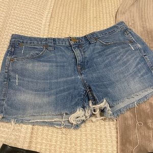 Jcrew jean shorts size 25